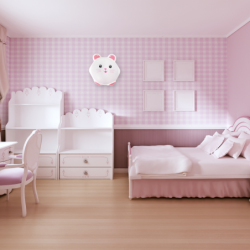 Sieninis šviestuvas SWEET PINK 20W LED Ø400 mm