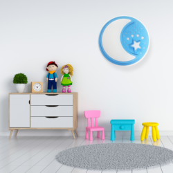 Lubinis šviestuvas NOTE BLUE 40W LED Ø480 mm + Pultelis