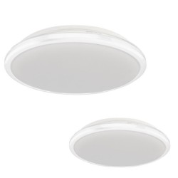 Lubinis šviestuvas TERMA WHITE 18W LED IP44 Ø280 mm