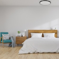 Lubinis šviestuvas TERMA BLACK 28W LED IP44 Ø360 mm