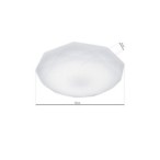 Lubinis šviestuvas HEX 24W LED