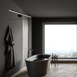 Sieninis šviestuvas SHINE BLACK 15W LED