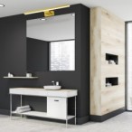 Sieninis šviestuvas SHINE GOLD 15W LED