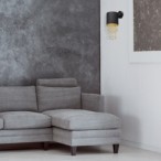 Sieninis šviestuvas ALMERIA BLACK/GOLD 1xE27