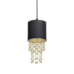 Pakabinamas šviestuvas ALMERIA BLACK/GOLD 1xE27