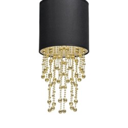 Pakabinamas šviestuvas ALMERIA BLACK/GOLD 1xE27