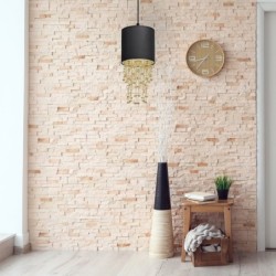Pakabinamas šviestuvas ALMERIA BLACK/GOLD 1xE27