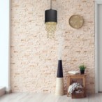 Pakabinamas šviestuvas ALMERIA BLACK/GOLD 1xE27