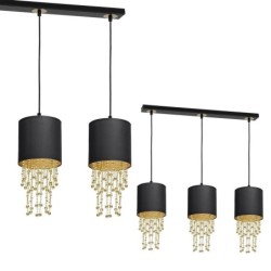 Pakabinamas šviestuvas ALMERIA BLACK/GOLD 3xE27