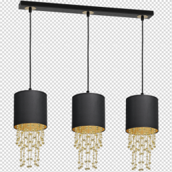 Pakabinamas šviestuvas ALMERIA BLACK/GOLD 3xE27