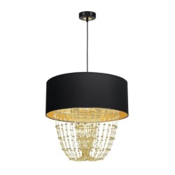 Pakabinamas šviestuvas ALMERIA BLACK/GOLD 1xE27
