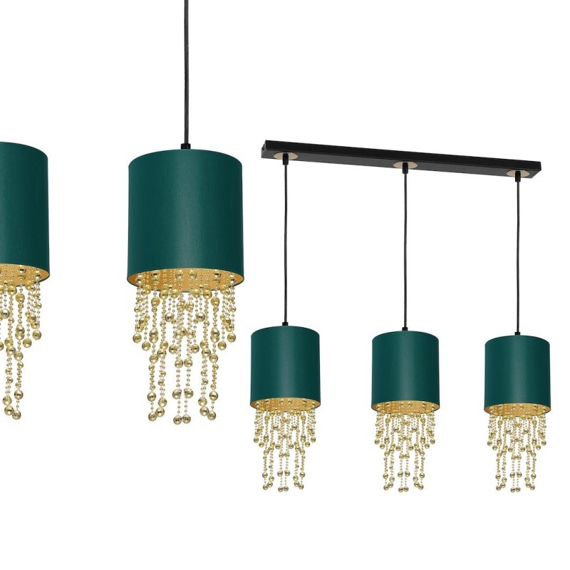 Pakabinamas šviestuvas ALMERIA GREEN/GOLD 3xE27