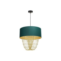 Pakabinamas šviestuvas ALMERIA GREEN/GOLD 1xE27