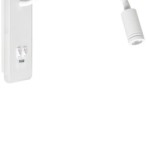 Sieninis šviestuvas BASE 8W+2W WHITE