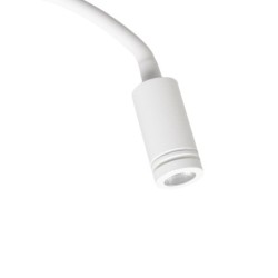 Sieninis šviestuvas BASE 8W+2W WHITE