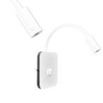 Sieninis šviestuvas BASE 8W+2W WHITE