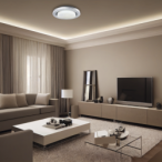 Lubinis šviestuvas KELLY 48W LED Ø480 mm + Pultelis