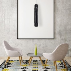 Pakabinamas šviestuvas MARBLE BLACK 1xGU10