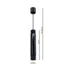 Pakabinamas šviestuvas MARBLE BLACK 1xGU10