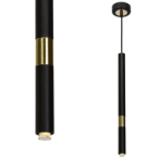 Pakabinamas šviestuvas MONZA BLACK / GOLD 1xG9 8W