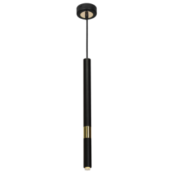 Pakabinamas šviestuvas MONZA BLACK / GOLD 1xG9 8W