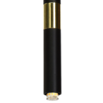 Pakabinamas šviestuvas MONZA BLACK / GOLD 1xG9 8W