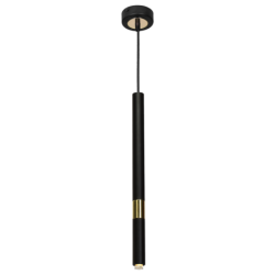 Pakabinamas šviestuvas MONZA BLACK / GOLD 1xG9 8W
