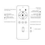Lubinis šviestuvas NAOMI SMART Ø380 mm 24W LED