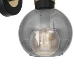 Sieninis šviestuvas OMEGA BLACK / GOLD 1xE27