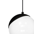 Pakabinamas šviestuvas SFERA BLACK 1xE27 60W
