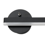Sieninis šviestuvas SYDNEY 6W LED BLACK prawy