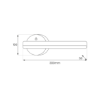 Sieninis šviestuvas SYDNEY 6W LED BLACK prawy