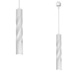 Pakabinamas šviestuvas į bėgelį TWISTED WHITE 3W LED