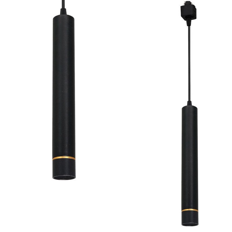 Pakabinamas šviestuvas į bėgelį BlACK/GOLD 3W LED