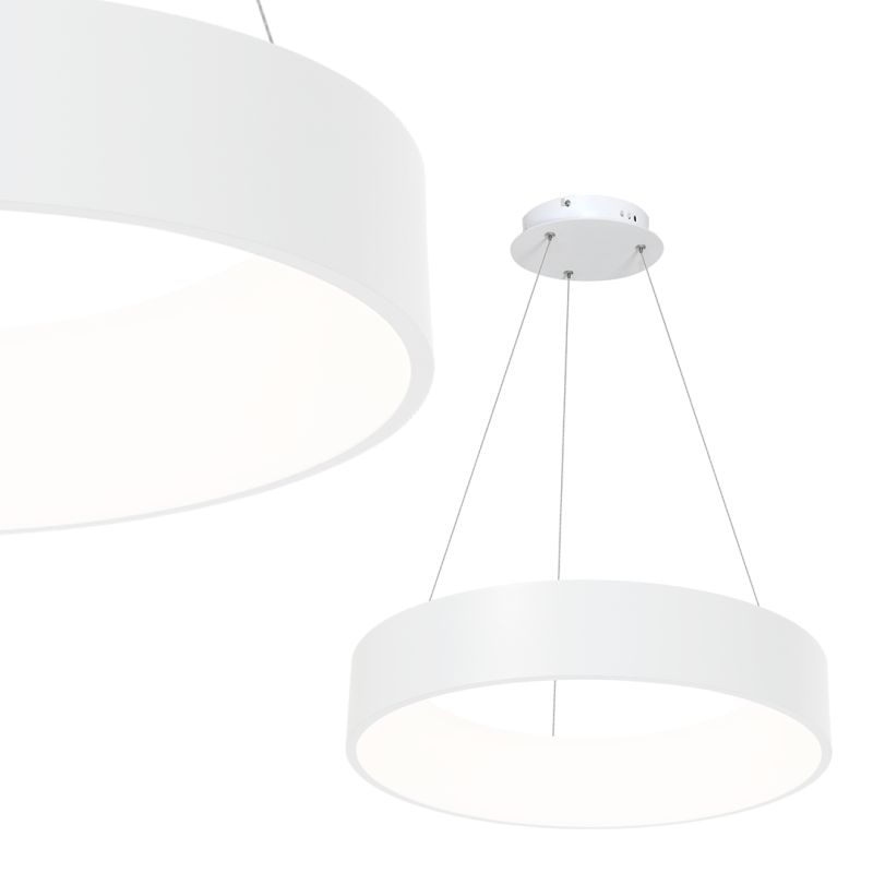 Pakabinamas šviestuvas OHIO WHITE 24W LED