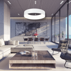 Pakabinamas šviestuvas OHIO WHITE 24W LED