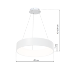 Pakabinamas šviestuvas OHIO WHITE 24W LED