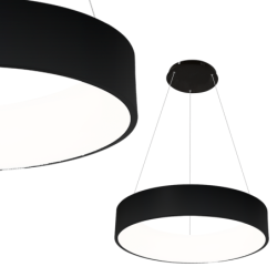 Pakabinamas šviestuvas OHIO BLACK 24W LED