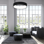 Pakabinamas šviestuvas OHIO BLACK 24W LED