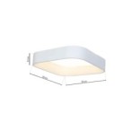 Lubinis šviestuvas ASTRO WHITE 24W LED