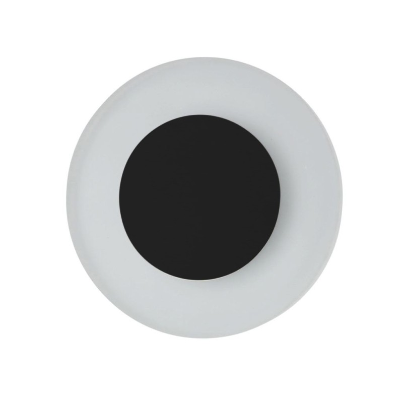Sieninis šviestuvas OTI BLACK Šviesos spalva Šilta balta 3000K