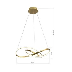Pakabinamas šviestuvas CAPPIO GOLD 36W LED