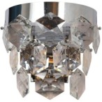 Sieninis šviestuvas GRACE CHROME 2xE14