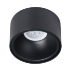 Įmontuojamas lemputės laikiklis Bali Round Black