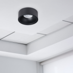 Įmontuojamas lemputės laikiklis Bali Round Black