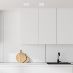Įmontuojamas lemputės laikiklis Bali Square White