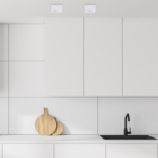 Įmontuojamas lemputės laikiklis Bali Square White