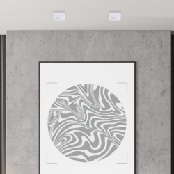 Įmontuojamas lemputės laikiklis Bali Square White