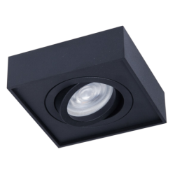 Įmontuojamas lemputės laikiklis Nusa Square Black