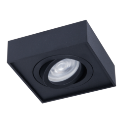 Įmontuojamas lemputės laikiklis Nusa Square Black